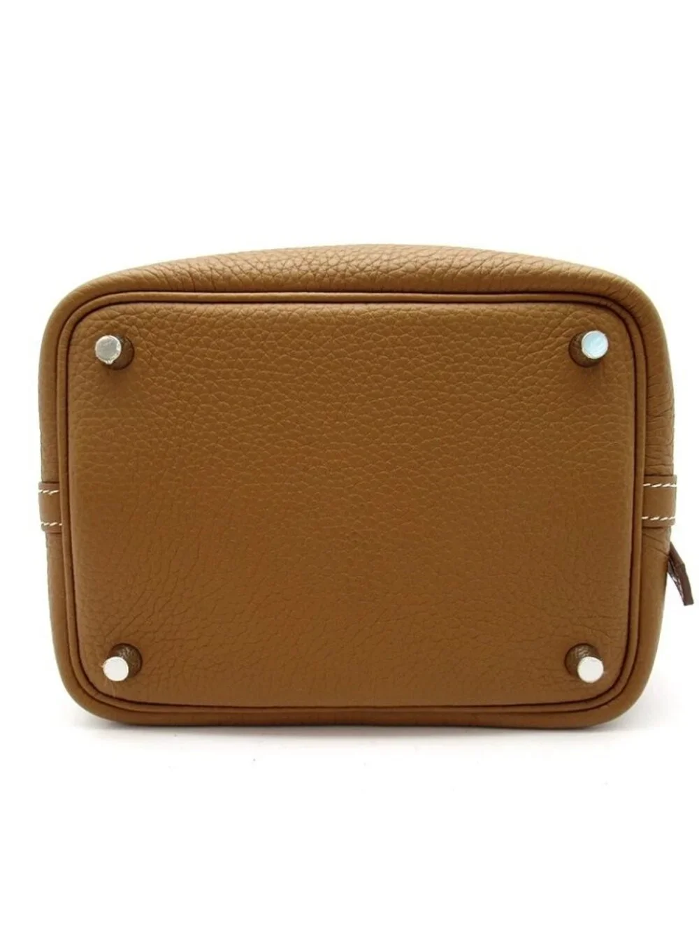 Hermes Picotin Lock PM Taurillon Clemence Handbag Gold